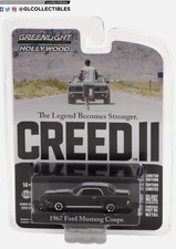 Creed II Ford Mustang Coupe 1967 Black 1:64 Scale Greenlight 44950F