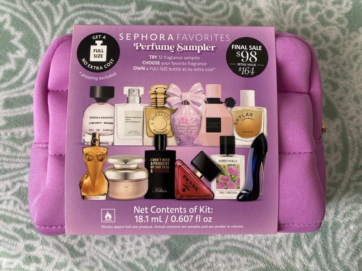 SEPHORA Favorites Perfume Sampler Set ~~NO CERTIFICATE~~12 samples