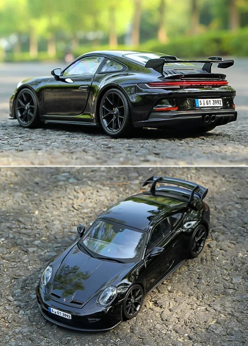 1:18 Porsche 911 GT3 RS 2022 Alloy Racing Car Diecast Model Sports