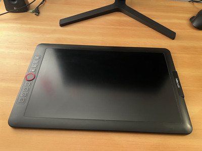 XP-Pen Arist Display 15,6 Pro 16,6 Zoll HD IPS Grafiktablett - Schwarz