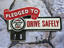 Vintage Purol-pep License Plate Topper 11 X 6. Vintage Purol-pep License Plate Topper 11 X 6.