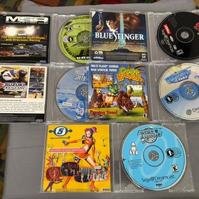 Sega Dreamcast Video Game Bundle 5 Video Games Tested, Disc and manual only 