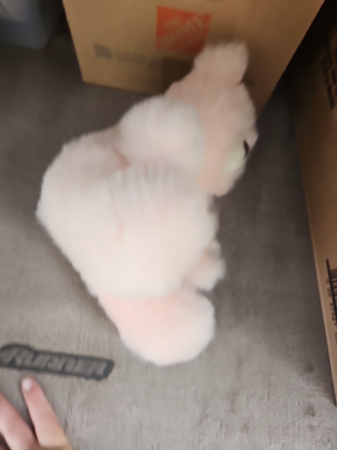 Vintage 1985 Prestige Toy Corp Plush Powder Pink Stuffed Teddy Bear 7 inch