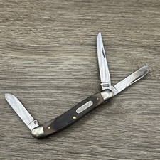 Old Timer Schrade USA 98OT Three Blade Folding Pocket Knife