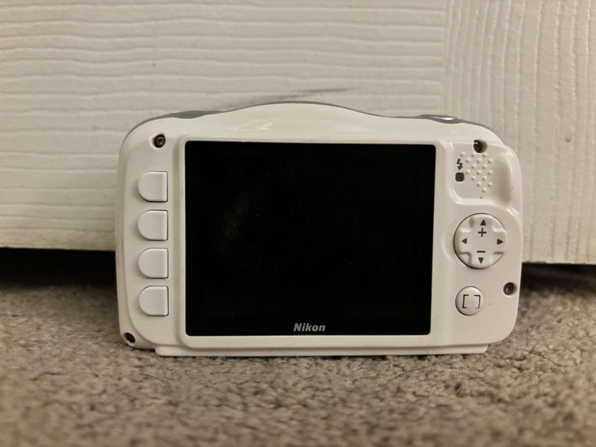 Nikon COOLPIX S33 13.2MP Digital Camera - White for sale online | eBay