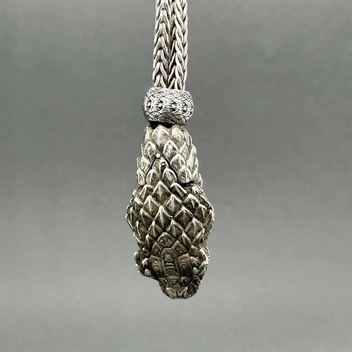 Estate William Henry Sterling Silver Snake Necklace
