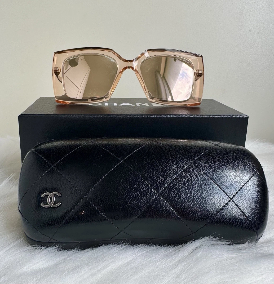 CHANEL Pink Mirrored Sunglasses for Women for sale | eBay display picture 1