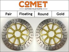 Aprilia RSV 1000 R Mille 2001-2003 [Pair Front Comet RF-Series Gold Brake Discs]
