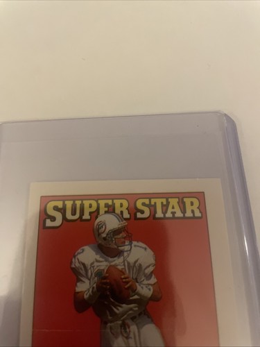 1988 Topps Super Star Sticker Back Cards - Dan Marino - Picture 6 of 6