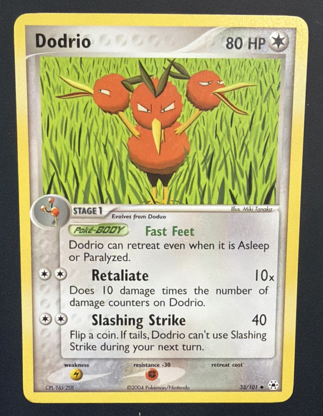 💥 Dodrio - 33/101 EX Hidden Legends 2004 - Rare Holo - Pokemon TCG