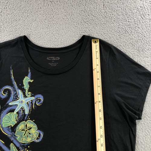 Camisa Crazy Shirts para mujer 2XL Sea Life Seahorse estrella de mar conchas camiseta gráfica - Imagen 4 de 14