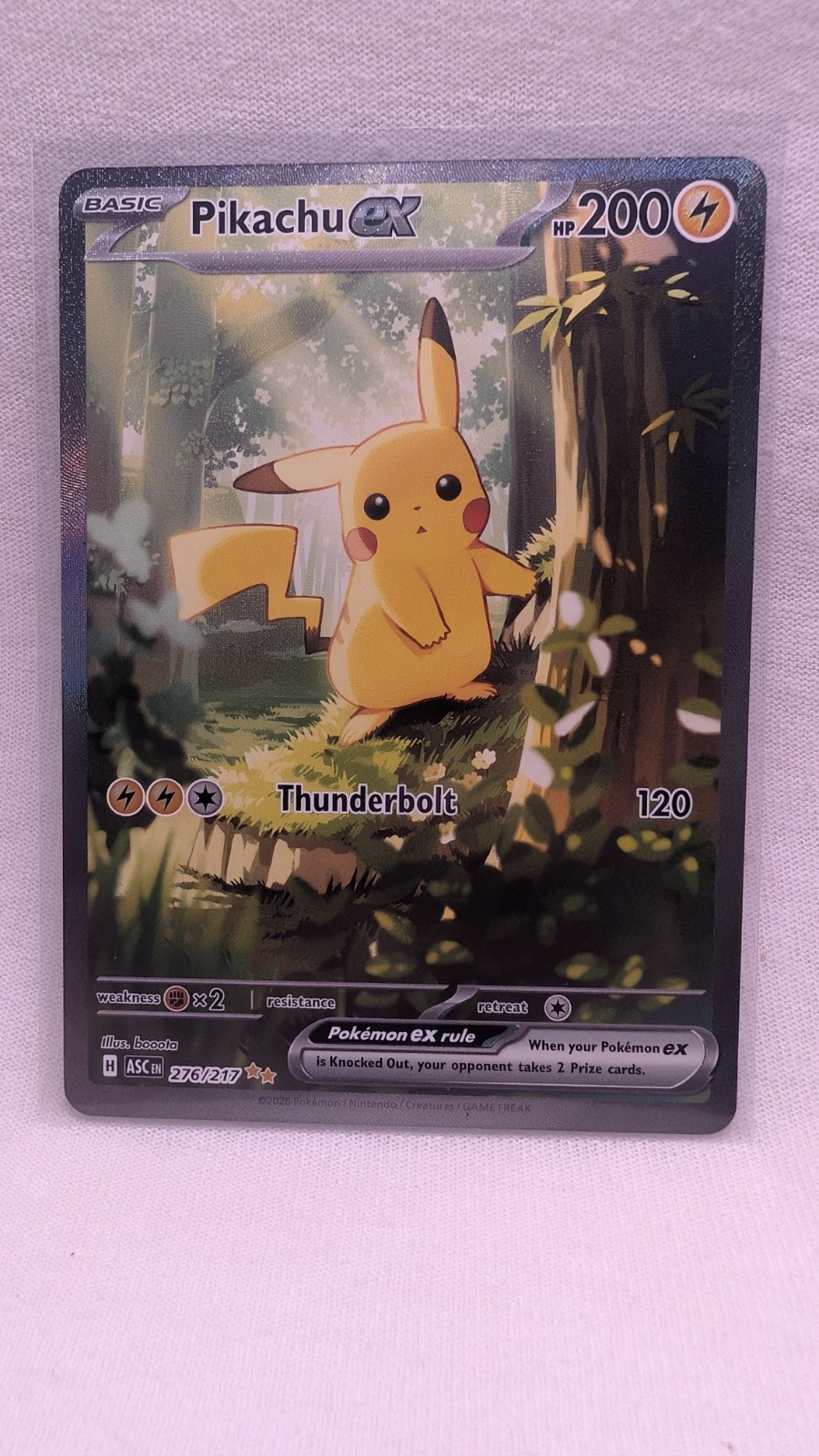 Pikachu ex 2026 Mega Evolution: Ascended Heroes #276/217 Special