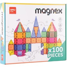 Jeu de construction - Magnétique 3D - 100 pièces - Magnex - Apli - Dès 6 ans