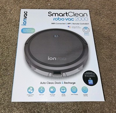 Ionvac SmartClean Robovac 2000 Vacuum Cleaner App/Remote Controlled- Brand NEW 