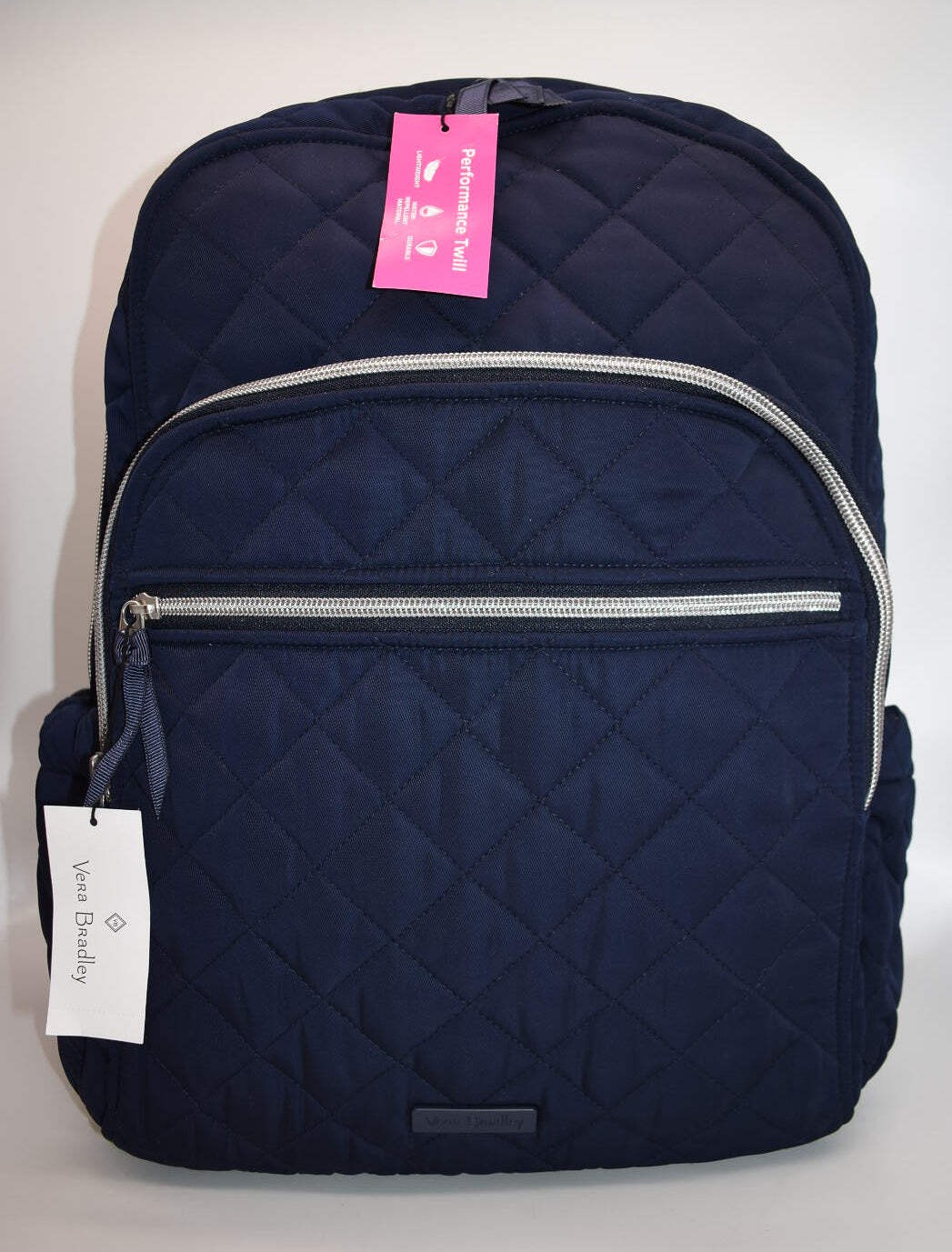 Vera Bradley Performance Twill Campus Backpack in Classic Na