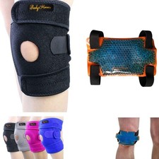 Kid's Knee Brace Support Plus Hot and Cold Ice gel Pack for stabilizing patel...