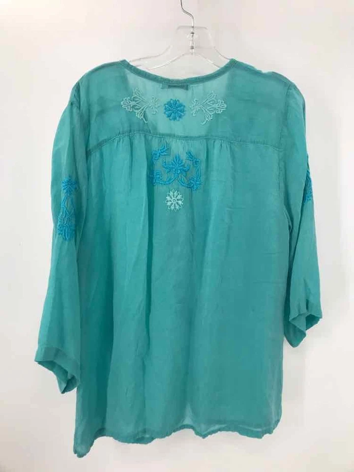 Blusa Johnny Was azul talla XL de segunda mano Foto 2 de 3