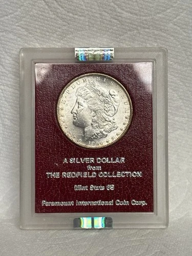 1890-S Silver Morgan Dollar The Redfield Collection MS62