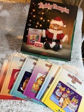 Teddy Ruxpin Christmas Outfit Book And Tape Set AND 6 Book Lot, Vintage 1980  s