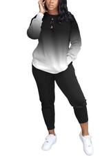 Womens 2 Piece Outfits Sweatsuits Casual Long Sleeve Jogger Tracksuits Lounge...