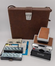 Polaroid SX-70 Land Camera Folding Instant Film Tested Working Case Flashbars