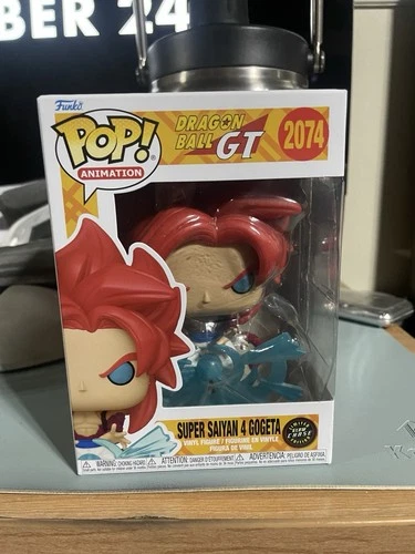 Funko Pop! Dragon Ball - Super Saiyan 4 Gogeta (Glow) (Chase) #2074 W/ Protector