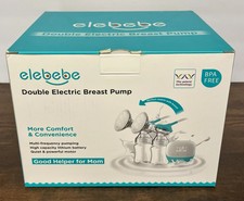 BREAST PUMP Double Electric BPA FREE USB CHARGING FD32 NEW ELEBEBE BBT-1130