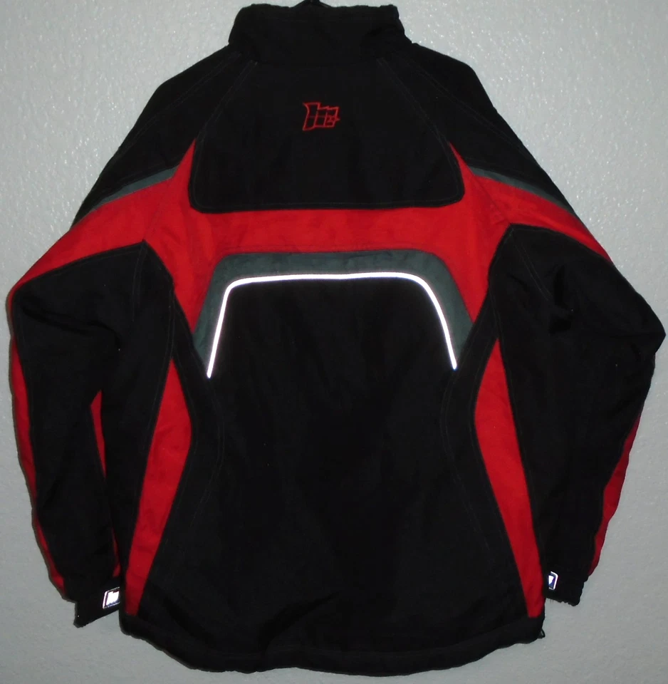 JAQUETA MASCULINA MOSSI Snowmobile Racing tamanho XXL vermelha preta - Imagem 2 de 4