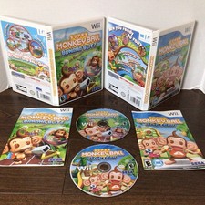 Super Monkey Ball Step & Roll And Banana Blitz (Nintendo Wii) CIB Complete