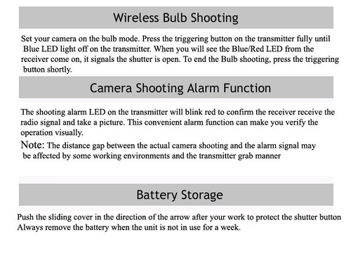 SMDV RF-907 Wireless Cable Shutter Release for Sony. Minolta - Picture 6 of 6