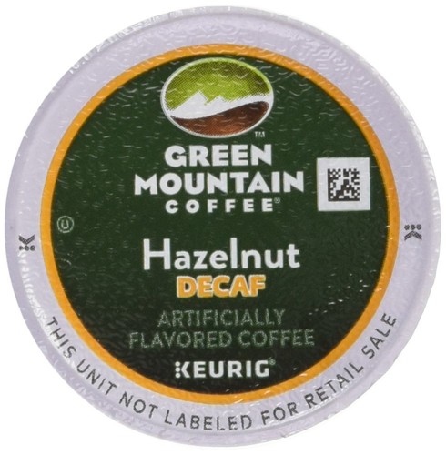 Green Mountain Hazelnut DECAF Coffee 24 to 144 Count Keurig Kcups Pick Any Size - Picture 2 of 3