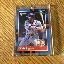 2004 Donruss Recollection Collection Wade Boggs 1988  Auto Autograph 1/1