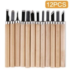 12 x SCHNITZMESSER SCHNITZ-WERKZEUG SCHNITZEN SET