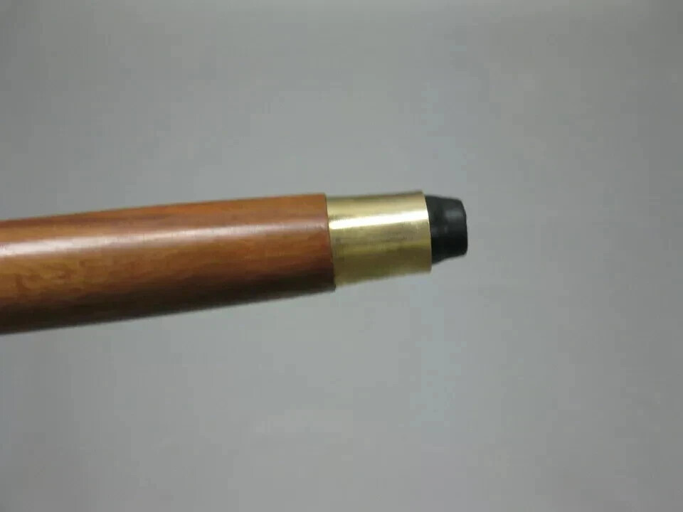 NEW VINTAGE SOLID ANTIQUE SOLID BRASS HANDLE WOOD… - image 4