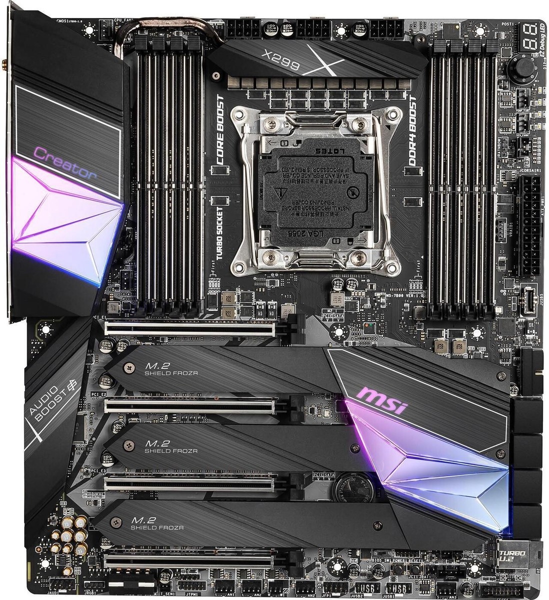 MSI Creator X299 LGA 2066 Intel SATA 6Gb/s Extended ATX