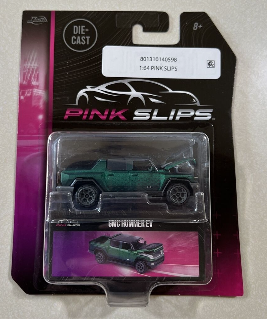 NEW 2023 Jada Pink Slips GMC Hummer EV Green | eBay