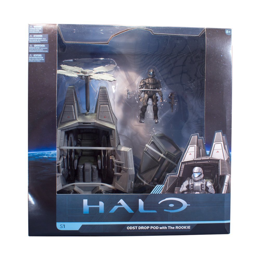 McFarlane Halo 4 Series 1 ODST Drop Pod With The Rookie Action