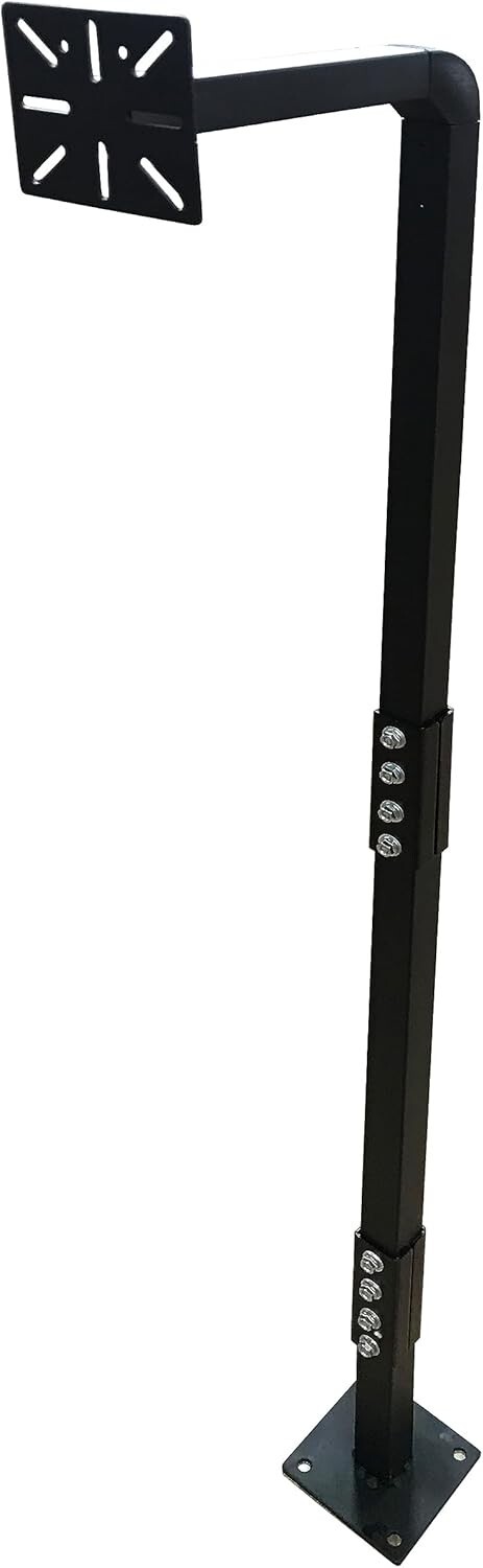 Heavy-Duty Universal Keypad Mounting Post for Stylish Gate Security