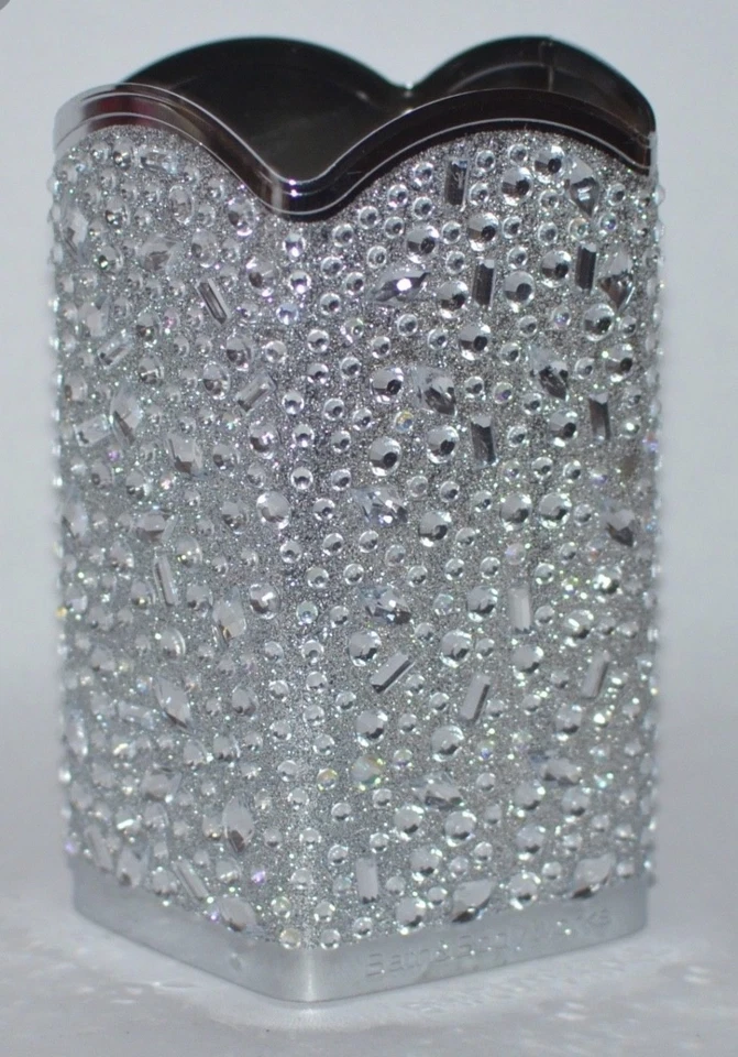 NEW BATH & BODY WORKS SILVER TOSSED GEMS GENTLE FOAMING HAND SOAP SLEEVE HOLDER - Image 2 of 4