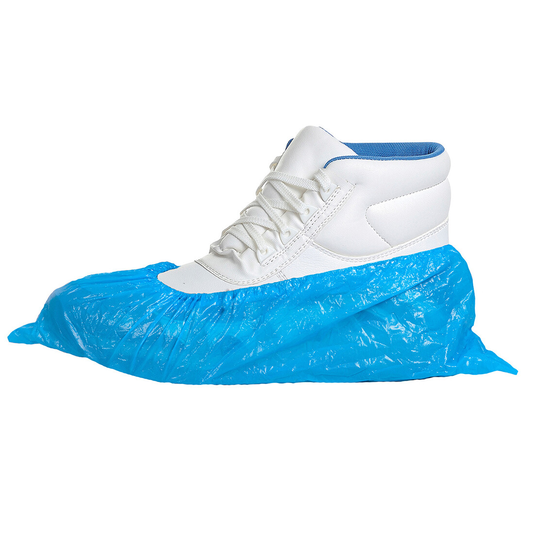 Shoe Covers Disposable Overshoe Protectors Elasticated BLUE Pack