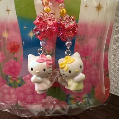 希少　Kitty&Mimmy ストラップ Hello Kitty Mimmy Angel Strap Keychain 30th Anniversary Vintage