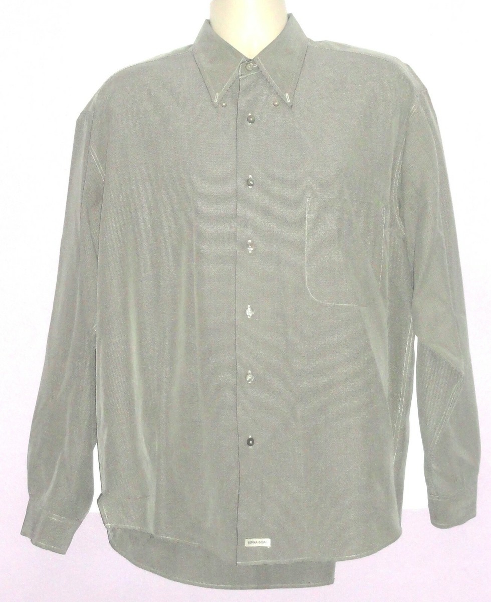 burma bibas dress shirts Burma Bibas Classics Men's Button Up Long Sleeve Shirt Size: Large