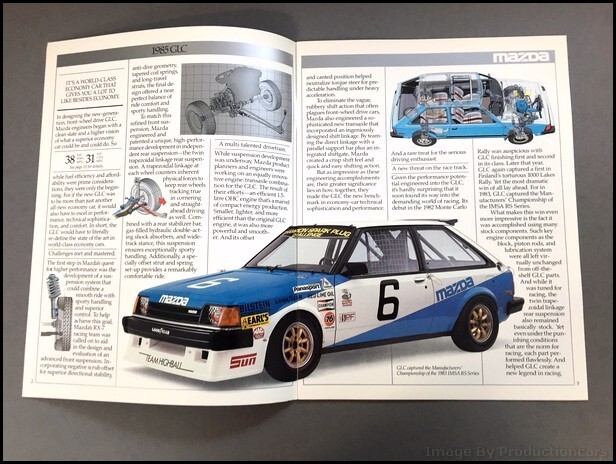 1985 Mazda GLC 16-page Original Car Sales Brochure Catalog | eBay