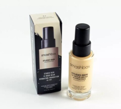Smashbox Studio Skin 24 Hour Hydra Foundation Oil Free 1 fl oz Shade 0.3 Fair...