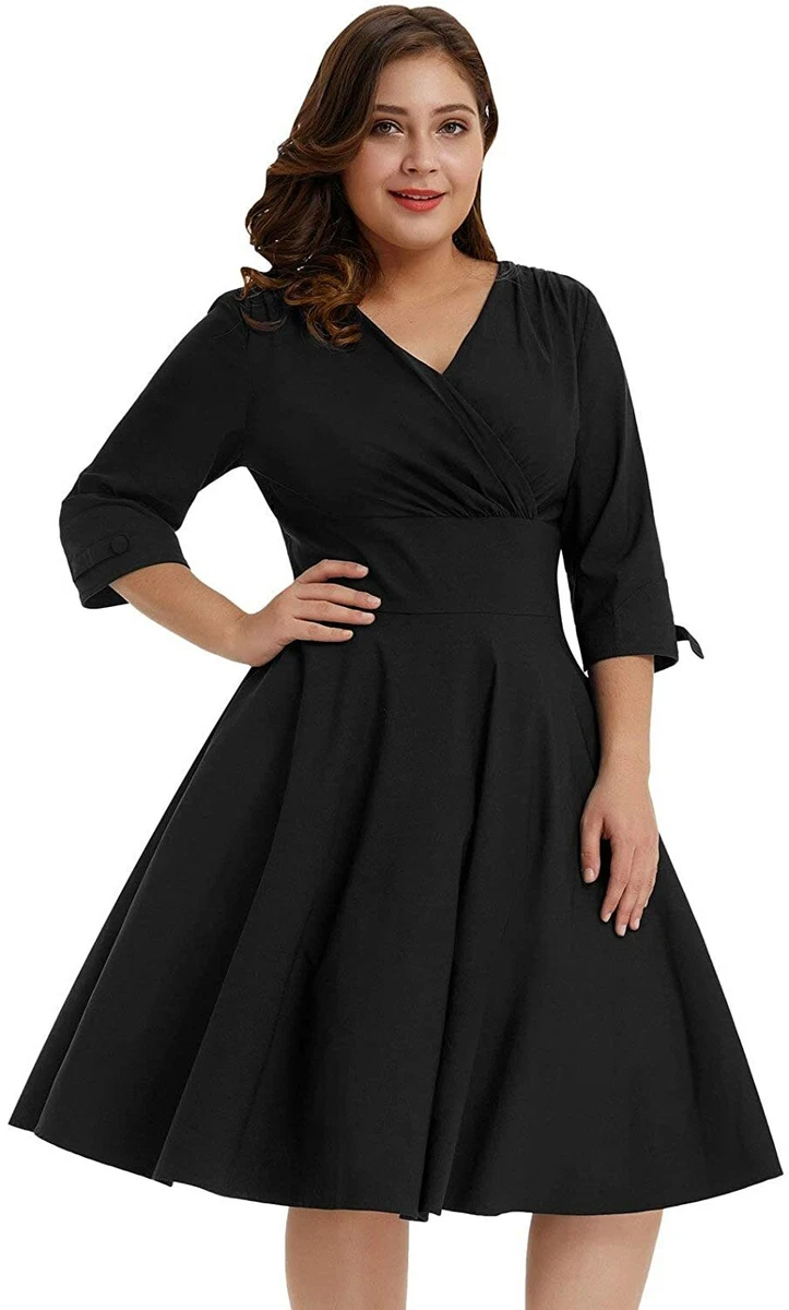 1950's style clearance dresses plus size