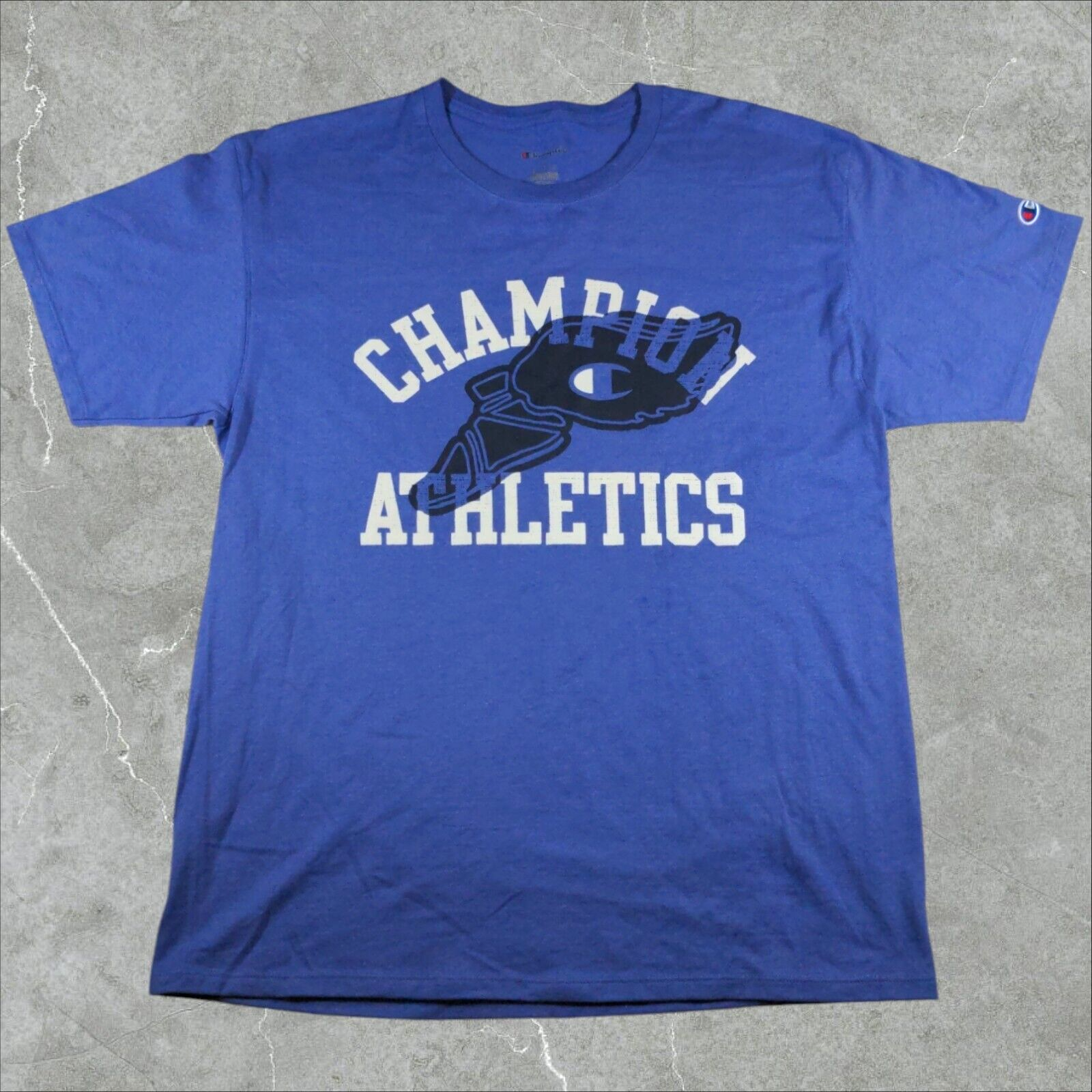 Champion Classic Graphic Crew Neck T-Shirt for Men in Medium - Stone Crush
