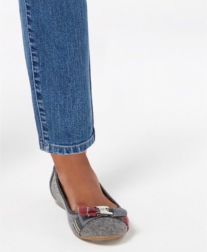 Charter Club Bristol Skinny Side-Stripe Palmdale Wash Ankle Jeans Womens 10 New - Picture 5 of 5