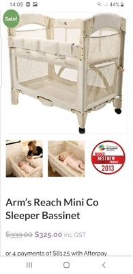 arms reach bassinet australia