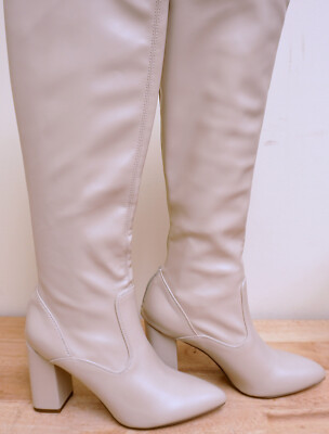 Franco Sarto Women's Katherine Knee High Boot -  Size: 8.5 - Color: Cashmere