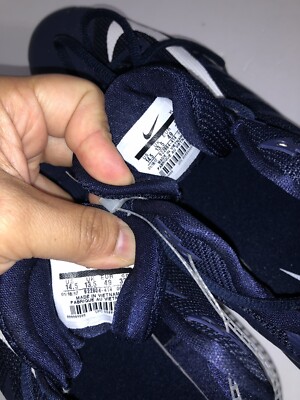 Nike Alpha Menace Pro Low TD Promo Football Cleats Navy Blue  display picture 2